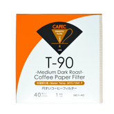 Cafec 1 Cup Medium Roast Filter Paper 40 Pack - Barista Supplies